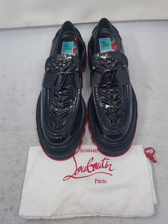 CHRISTIAN LOUBOUTIN Marvel WOMENS The Amazing Loubi Loafer Shoe - Picture 5 of 11